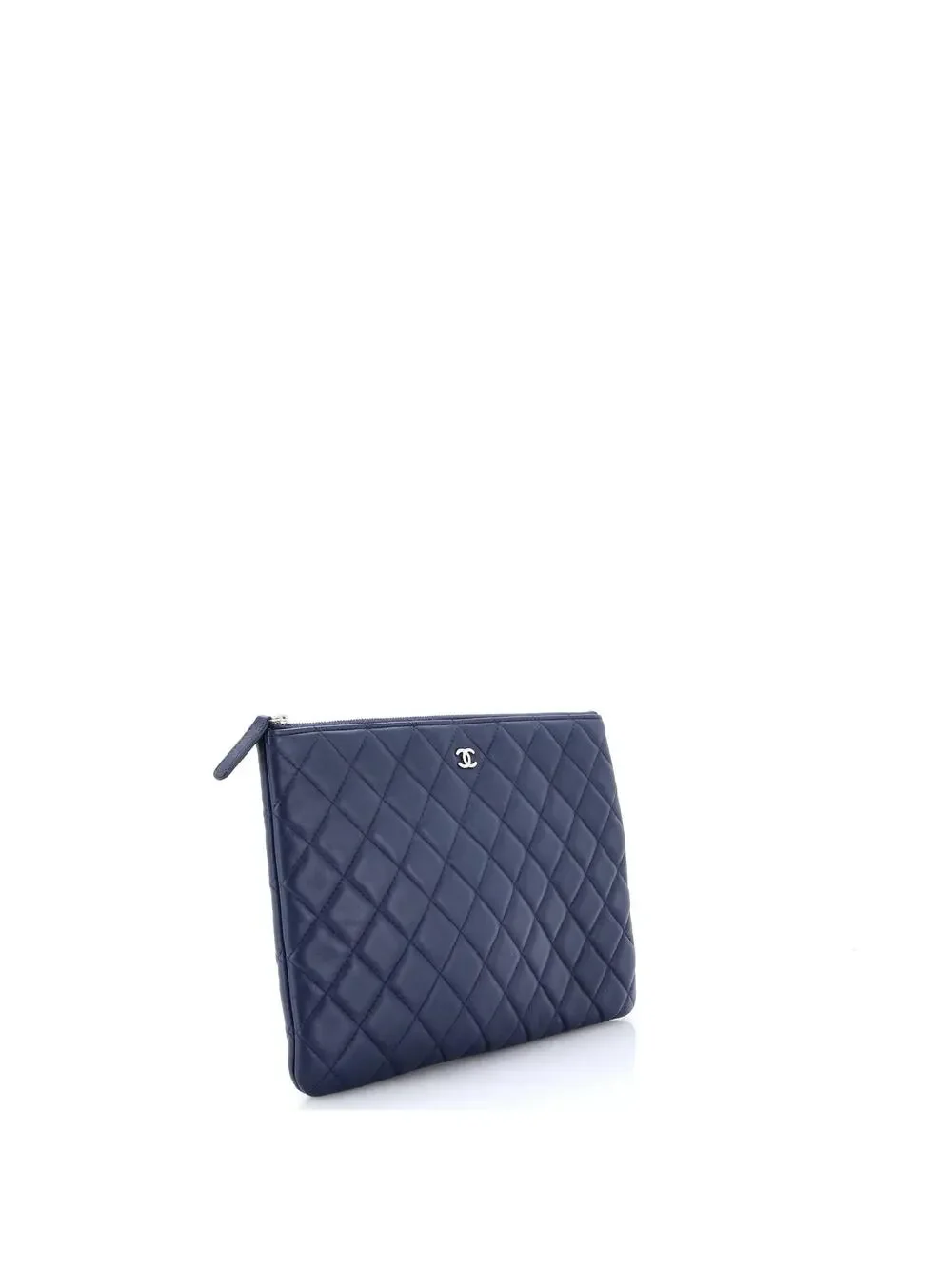 Chanel O Case Clutch Quilted Lambskin #338752C11B